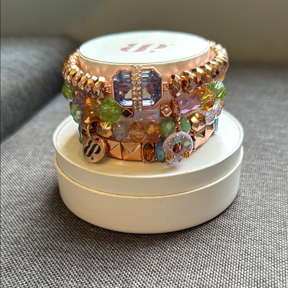 Colorful Beaded Bracelet Set